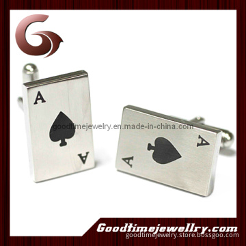 Metal Playing Card Cufflinks